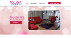 Desktop Screenshot of escueladebellezahollydays.com